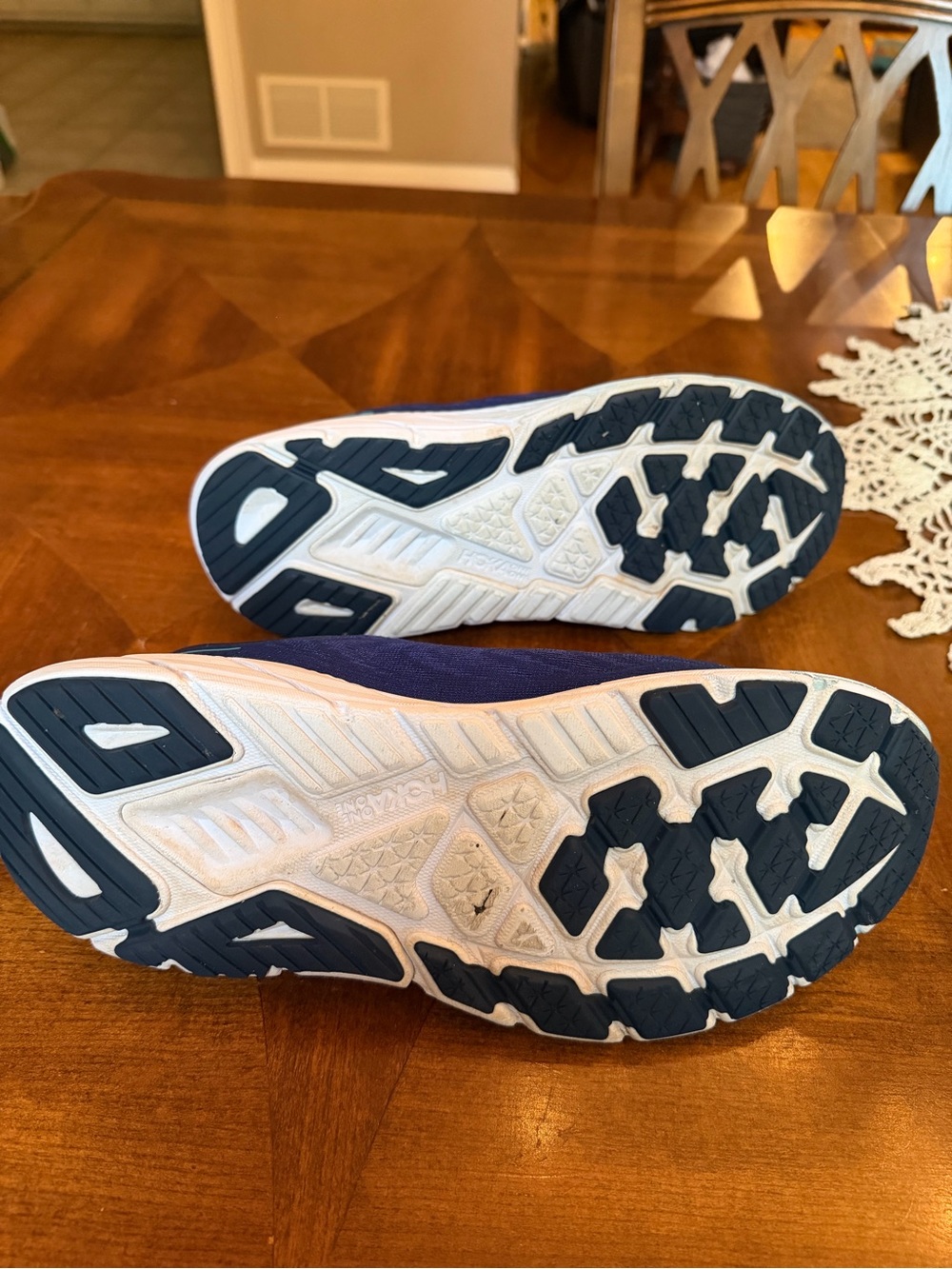 Hoka Navy and Light Blue Sneakers - Picture 2 of 4